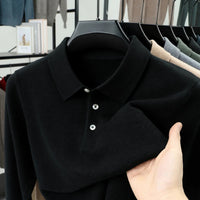ANTOINE | Pull polo doux à manches longues