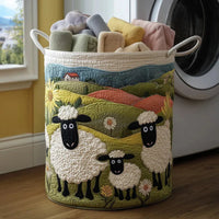 Emma | Panier à linge matelassé à la main