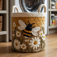 Pauline | Panier à linge matelassé à la main