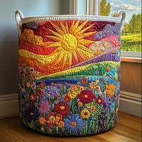 Adèle | Panier à linge matelassé à la main